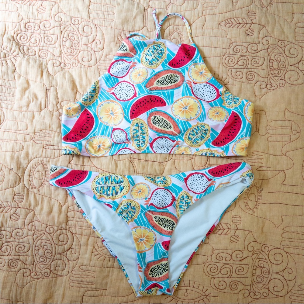 Cupshe Tropical Fruit Bikini